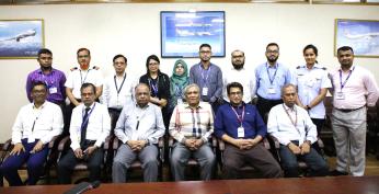 EDUCATION VISIT OF BSMRAAU STUDENTS AT CAAB & Biman Bangladesh Airlines Ltd (BBA)